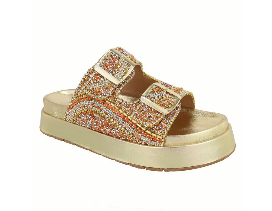 Flatform Aurora Ouro Light | KUENTO SHOES