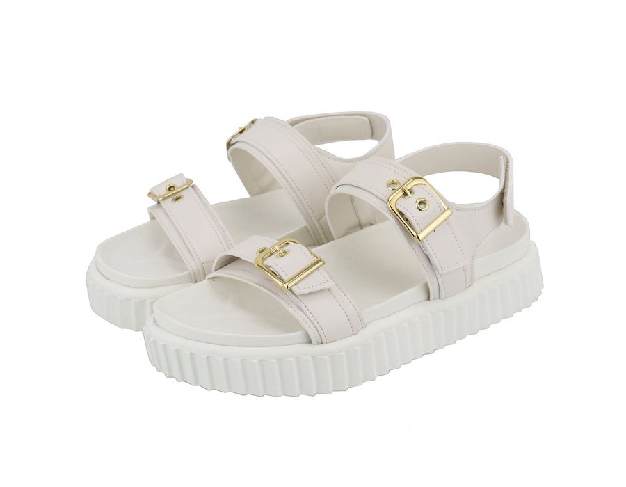 Flatform Nati Off White | KUENTO SHOES