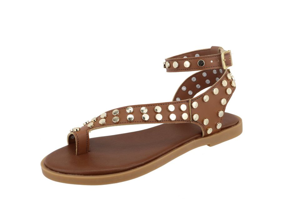 Rasteira Cloe Caramelo | KUENTO SHOES