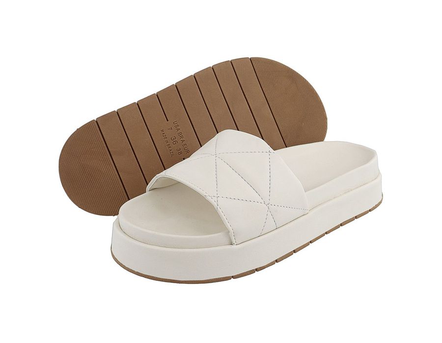 Flatform Bruna Off White | KUENTO SHOES