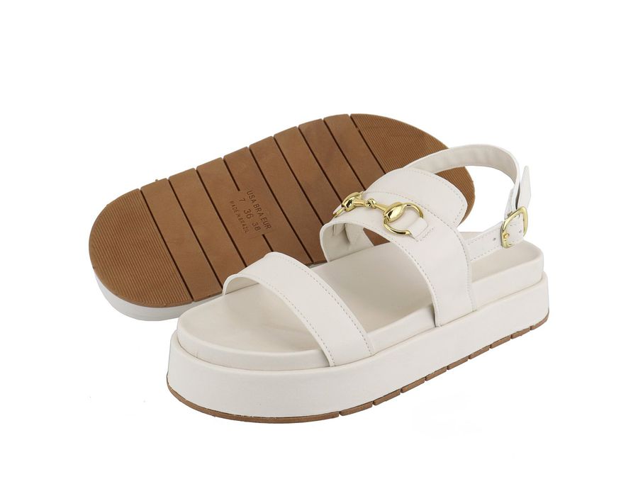 Flatform Clarisse Off White | KUENTO SHOES