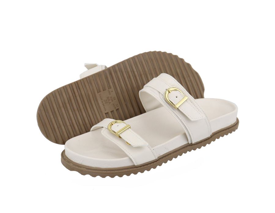 Flat Bela Off White | KUENTO SHOES