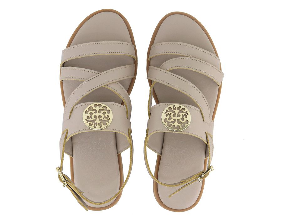 Flat Rasteira Lele Nude | KUENTO SHOES