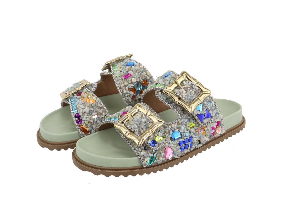 Flat Helo Verde Menta | KUENTO SHOES