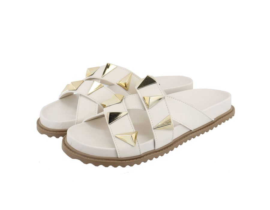 Flat Thais Off White | KUENTO SHOES