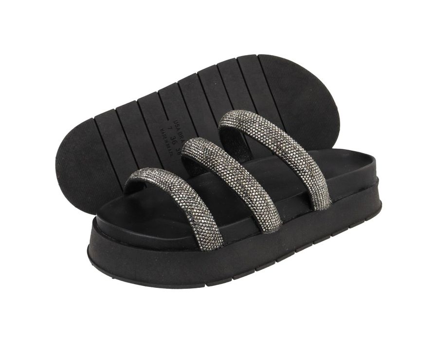 Flatform Tereza Preta | KUENTO SHOES