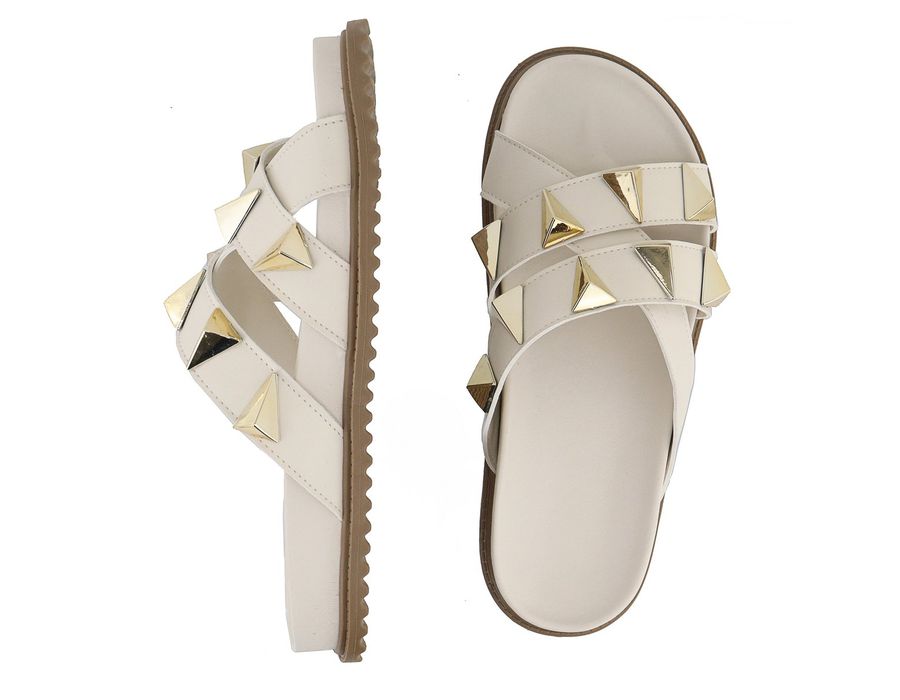 Flat Thais Off White | KUENTO SHOES