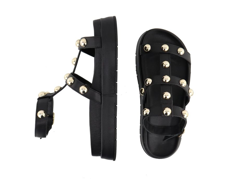 Flatform Virginia Preta | KUENTO SHOES