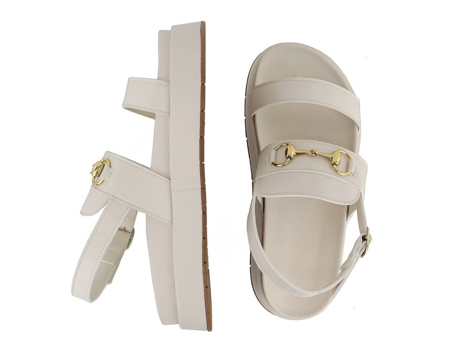 Flatform Clarisse Off White | KUENTO SHOES