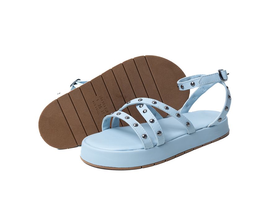 Sandália Flatform Vanessa Azul Bebê | KUENTO SHOES