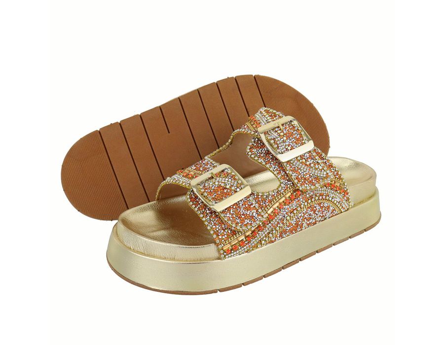 Flatform Aurora Ouro Light | KUENTO SHOES