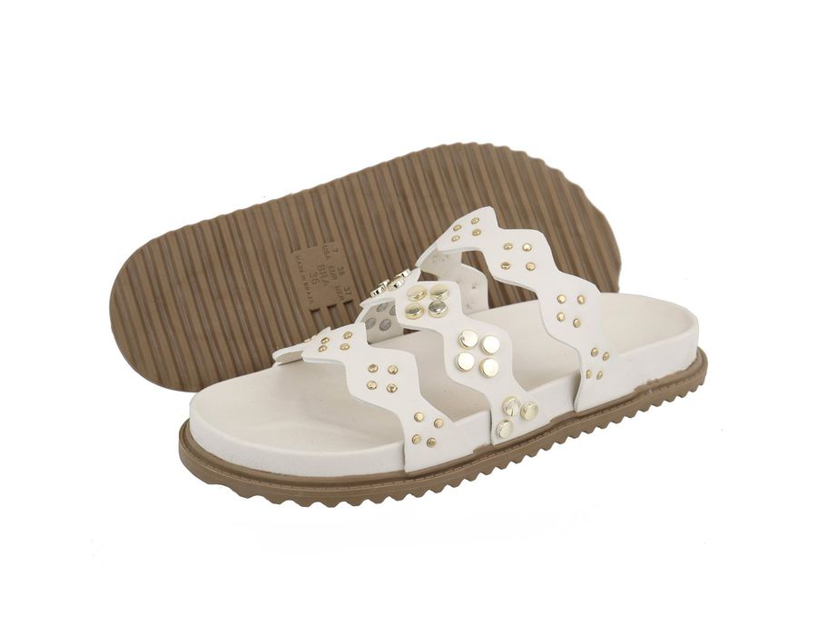 Flat Lia Off White | KUENTO SHOES