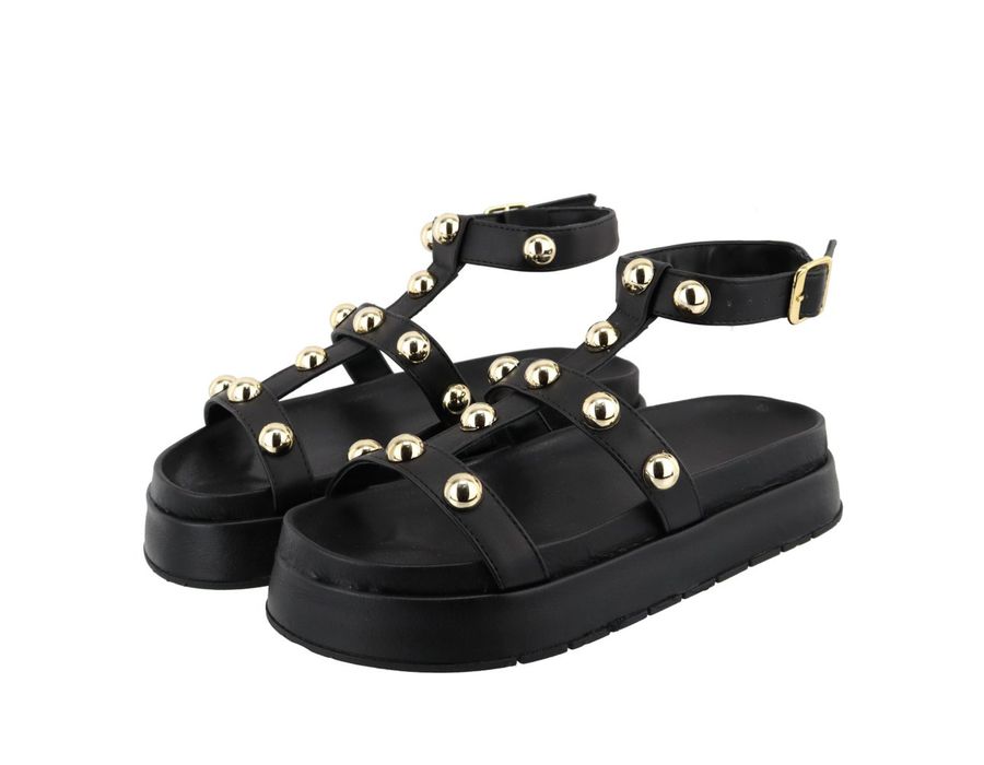 Flatform Virginia Preta | KUENTO SHOES