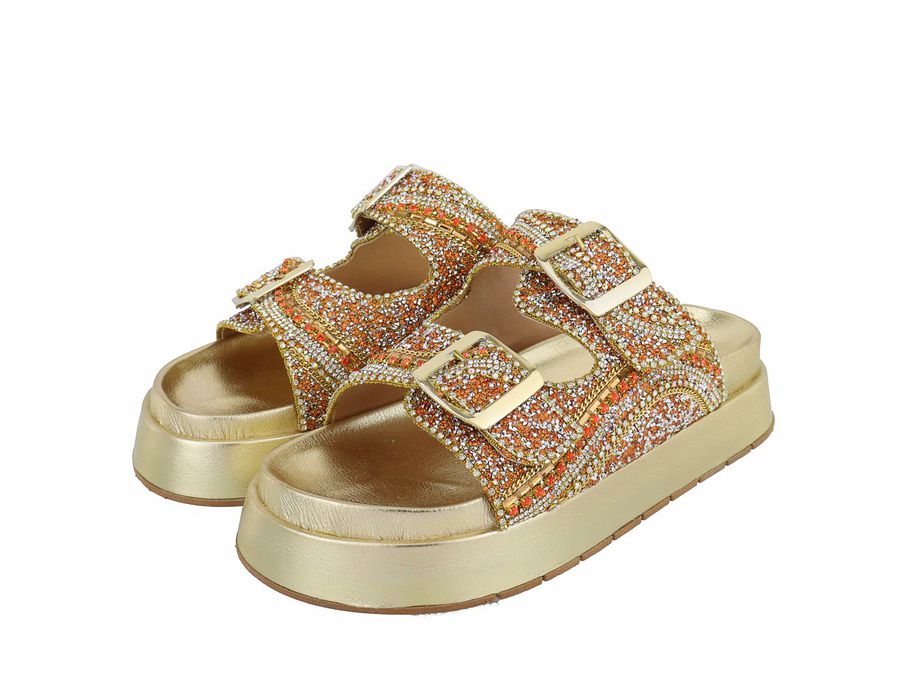 Flatform Aurora Ouro Light | KUENTO SHOES