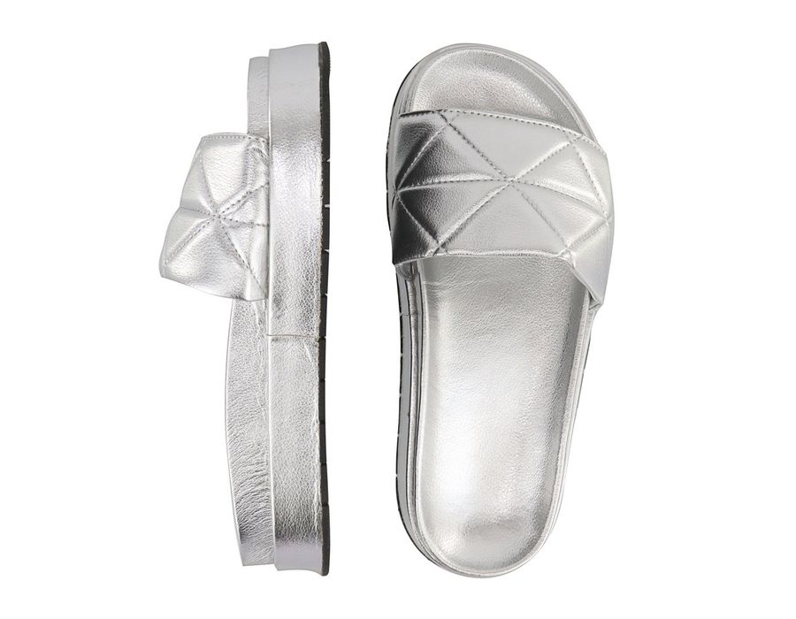 Flatform Bruna Prata | KUENTO SHOES