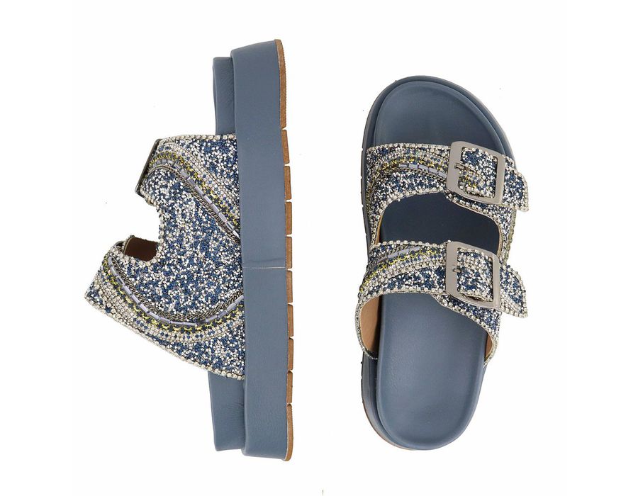 Flatform Aurora Azul | KUENTO SHOES