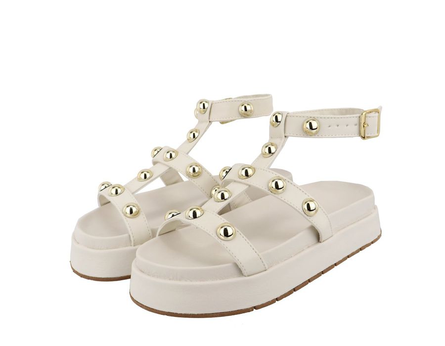 Flatform Virginia Off White | KUENTO SHOES