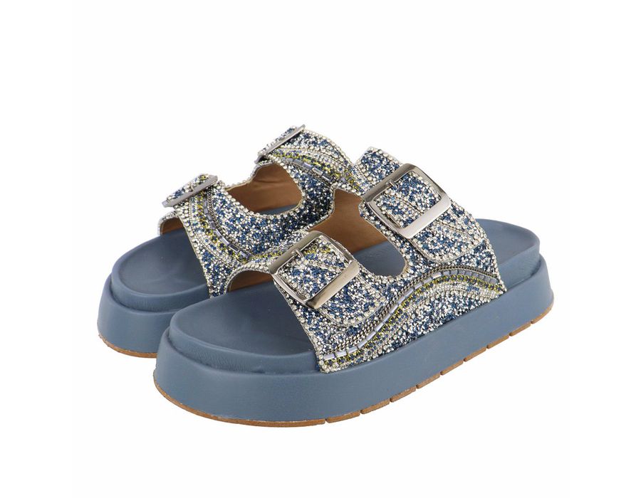 Flatform Aurora Azul | KUENTO SHOES