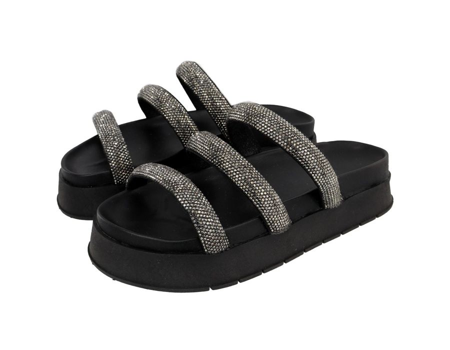 Flatform Tereza Preta | KUENTO SHOES