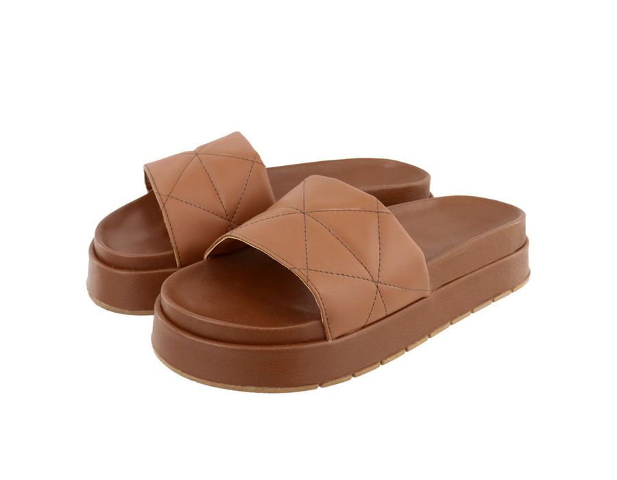 Flatform Bruna Caramelo | KUENTO SHOES