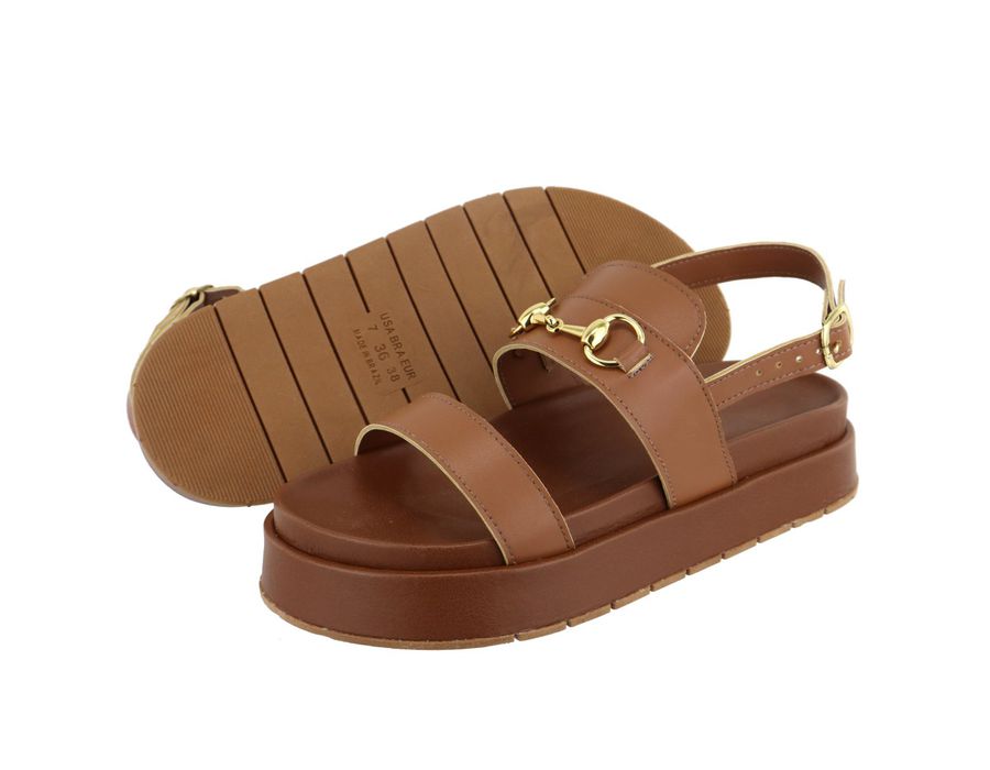 Flatform Clarisse Caramelo | KUENTO SHOES