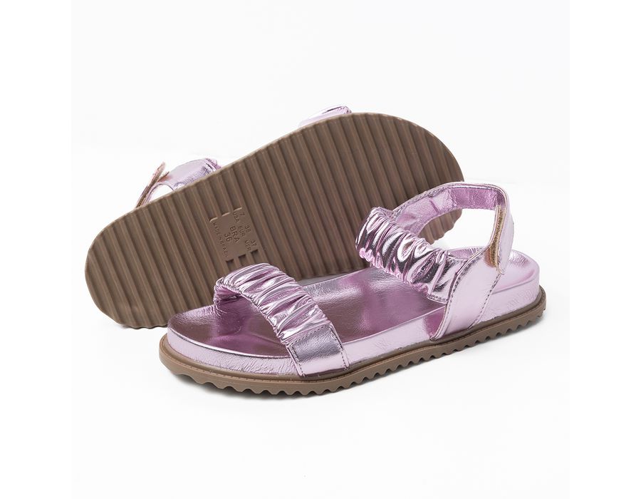 Papete Kely Metalizado Lilás | KUENTO SHOES