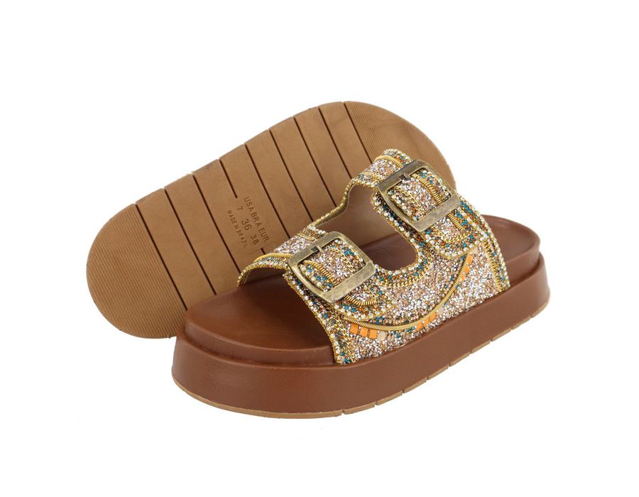 Flatform Aurora Caramelo | KUENTO SHOES