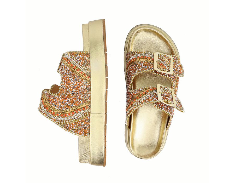 Flatform Aurora Ouro Light | KUENTO SHOES