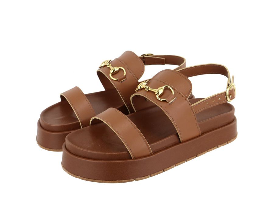 Flatform Clarisse Caramelo | KUENTO SHOES